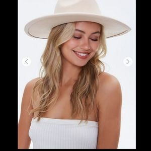 Forever 21 Beige Fedora Hat